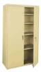 Free Standing Basic Storage Cabinet w/ Adjustable Shelves