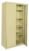 Free Standing Classic Storage Cabinet w/ Adjustable Shelves