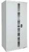 Free Standing Storage Cabinet w/ Adjustable Shelves