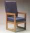 High Back Waiting Room Chair W/ Vertical Arms