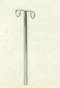 I.V Rod / Holder Chrome Telescopic For Pump Mounting