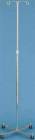 IV Pole 4-leg  2 hooks