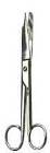 Ingrown Nail Splitting Scissors, 6in, Straight, One Serrated Blade