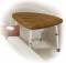 K.D. Teak Adjustable Height Bath Stool
