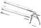 Kevorkian-Younge Uterine Biopsy Forceps 3.5x8mm Bite, Gold Plated Handle, 10in Shaft Complete w/Pistol Grip Handle