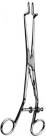 Kogan Endocervical Speculum, 9-1/2in, w/Gauge and Set Screw, Offset Ring Handles, Fenestrated Jaws, 7x25mm