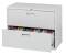 Lateral File Cabinet w/ Two Drawers & Metal Handle