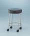 MRI Safe Padded Stainless Steel Stool