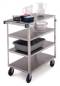 Medium Duty SS 4 Shelf Multi-Shelf Carts