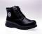 Men's Black Leather Work Boot