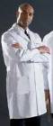 Men's Fine Line Twill Staff Length Lab Coat, 36-48.
