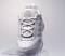 Men's White Lace Diabetic Sport Shoes.