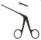 Micro Alligator Ear Forceps, 3-1/4 Shaft, Oval Cup Jaws 0.8mm Wide, Ebony Finish