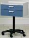 Mobile Medical Equipment Cart w/ Double Drawers