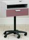 Mobile Medical Equipment Cart w/ One Drawer & Shelf