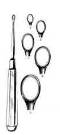 Piffard Dermal Curette, Size 1, 5-1/2in, Oval, Round Handle