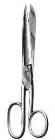 Plaster Shears, Scalloped Blade, 9-1/4 in