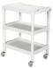Plastic Utility Cart, 3 Shelves