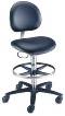 Pneumatic Laboratory Stool with Backrest