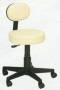 Pneumatic Rolling Massage Stool with Back