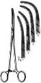 Rumel Thoracic Forceps, Full Curve, 2-3/8in Long Jaws