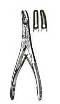 Ruskin Rongeurs, Double Action, 7-1/4in Long, Straight 5mm Bite Jaws