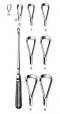 Simon Uterine Curettes, Size 4, Sharp, 10-1/4in,
