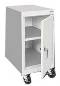 Single Door Counter Top Height Mobile Storage Cabinet