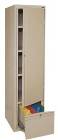 Single Door Storage Cabinet w/ Adjustable Shelves
