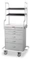 Six Drawer Monitor Cart Specialty Package