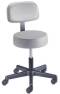Spin Lift Exam Stool with Back and ABS Base