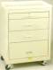 Steel - 3 Drawer Cart with 9in Panel & Key Lock