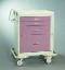Steel - 4 Drawer Cart w/ Breakaway Lock, Two Tone