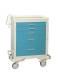 Steel - 5 Drawer Cart w/ Breakaway Lock, Two Tone