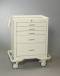 Steel - 5 Drawer Mobile Workstation, Solid Color