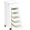 Super Tough 6 Drawer, Roll-up Door Supply Cart