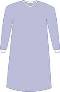 Surgeons Gown Non-Reinforced, 43in 109cm