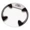 Clear Glass Round Bathroom Scale