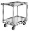 Tough Transport 2 Shelf SS Utility Carts