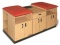 Two Seat Taping Table with Hamper