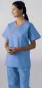 Unisex Reversible Crossover Scrub Top, Navy, XXL.
