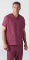 Unisex V-Neck Knit Trim Scrub Top, XXXL.