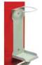 Aluminum Oxygen Bottle Holder for Medical Carts