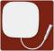 ValuTrode White Foam Top Electrodes - 2 x 2 square