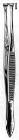 Von Graefe Fixation Forceps, 4-1/4 in