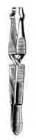 Wachtenfeld Clip Forceps, Cross Action, 5 in