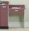 Wall Mount Desk with 1 Leg and 1 Drawer