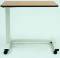 Walnut Gas Cylinder Lift Hospital Overbed Table