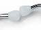 White Hard Ear Tips, for Riester Stethoscopes