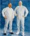 White Polypropylene Coverall with white PE coating